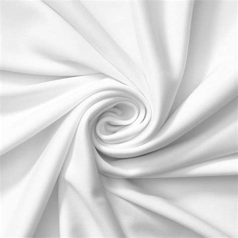 Interlock Lining Poly Stretch Fabric 70 Denier 60 Wide Sold Bty Many Colors White