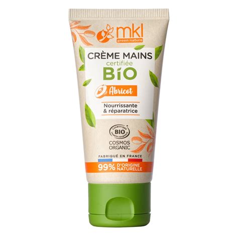 Mkl Green Nature Creme Mains Abricot Bio Ml