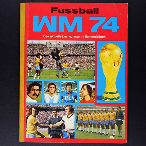 Fu Ball Wm Bergmann Album Sticker Worldwide