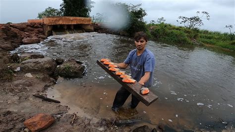 Pescamos E Preparamos Piranhas Fritas Na Hora Youtube