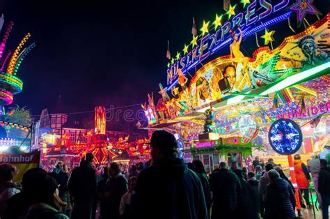 Soest, Germany - November 02, 2022: People Walking between the Fair ...