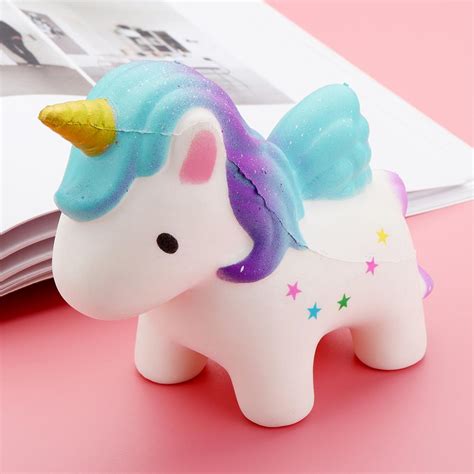 Blue Unicorn Squishy – Squishy Heaven Australia