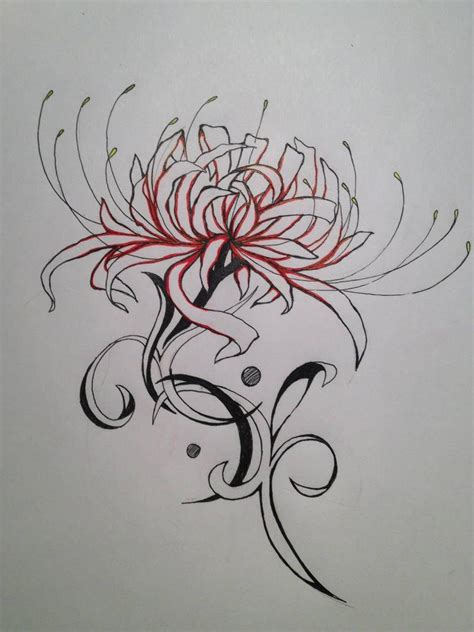 Spider Lily Tattoo Design by UchuuPanda on DeviantArt in 2022 | Lily ...