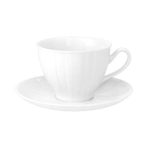 Filiżanka 250ml ze spodkiem biała POLSKA porcelana 5902767076579