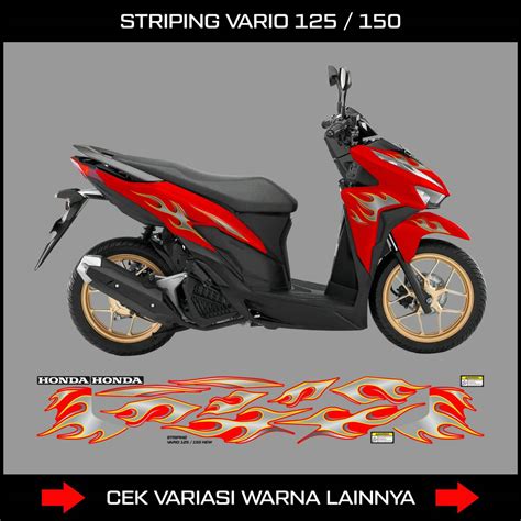 Striping Stiker Api Vario Led New Gen Sticker List Body