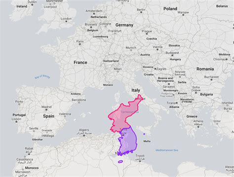 38th Parallel Through The United States Map - Map