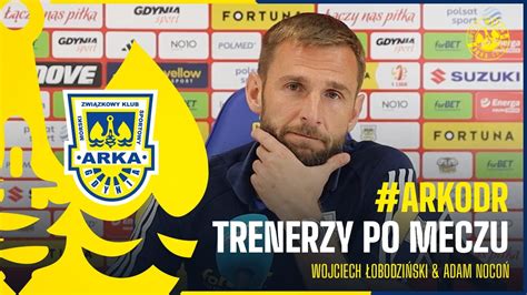 Arka Gdynia Odra Opole Trenerzy Po Meczu Youtube