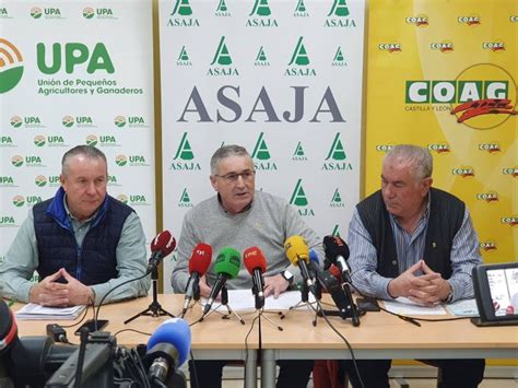 ASAJA UPA Y COAG Esperan Movilizar A 5 000 Agricultores De Castilla Y