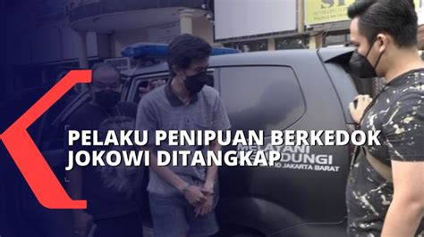 AH Pelaku Penipuan Berkedok Utusan Presiden Jokowi Ditangkap Polisi