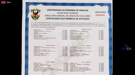 Certificados electrónicos de estudios de la UAS ya pueden solicitarse