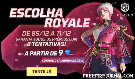 CONFIRA O NOVO ESCOLHA ROYALE FREE FIRE QUE CHEGA NA PRÓXIMA SEMANA