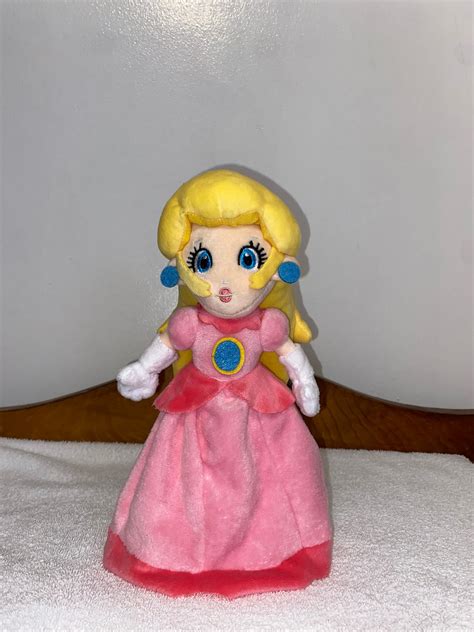 Princess Peach Plush Super Mario Bros Soft Toy Etsy