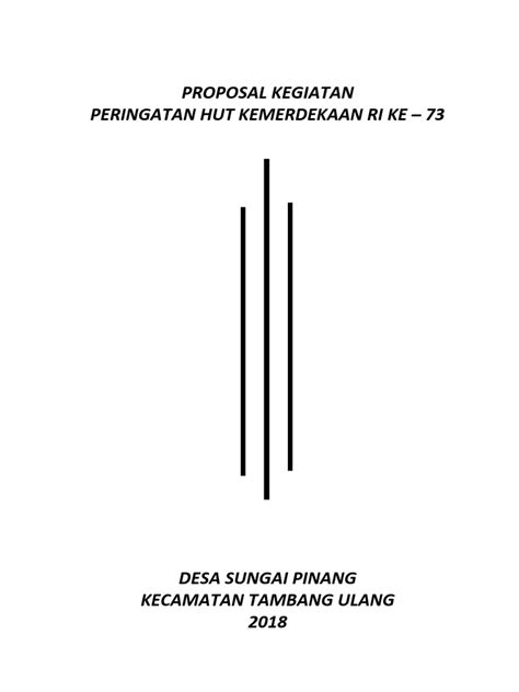 Contoh Proposal Kegiatan Hut Ri Pdf