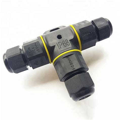 3 Way 2 Pin 3pin 4 Pin Ip68 Waterproof T Shape Tee Connector Buy Tee