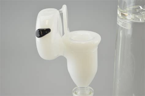 Crush 14mm Toilet Bong Bowl W Single Hole Push Bowl 2 The Dab Lab