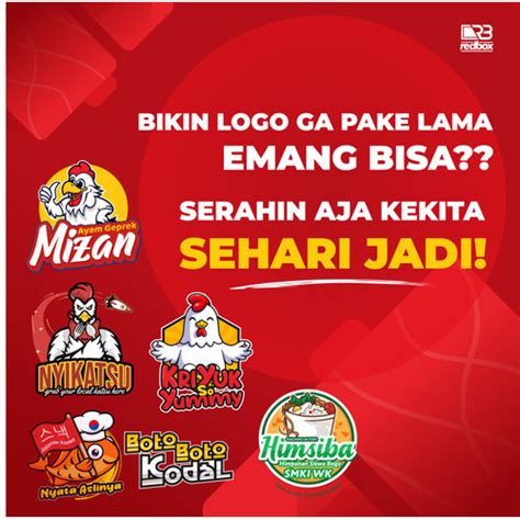 Jual Jasa Desain Logo Usaha Makanandesain Logo Usaha Umkmlogo Kuliner Paket Reguler Kab