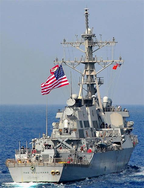 Uss The Sullivans Ddg Arleigh Burke Class Destroyer Us Navy Us