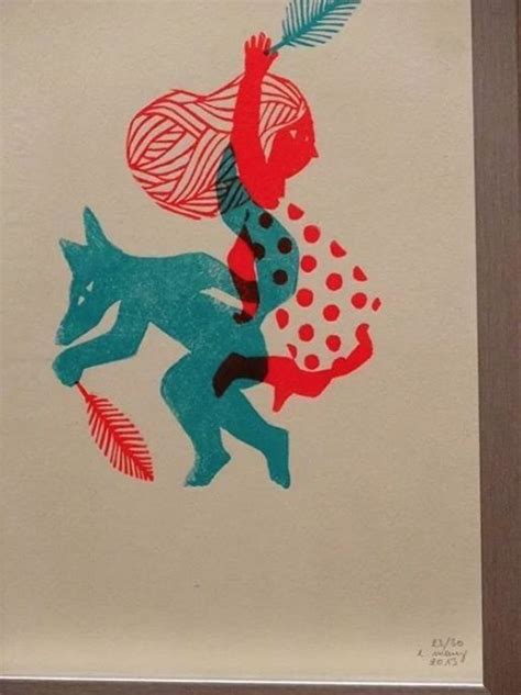 Lino Print Wood Print Art Et Illustration Risograph Art Plastique