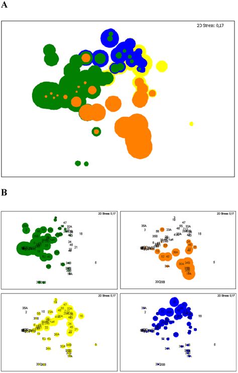 Multidimensional Scaling MDS Plots From Bacterial Community