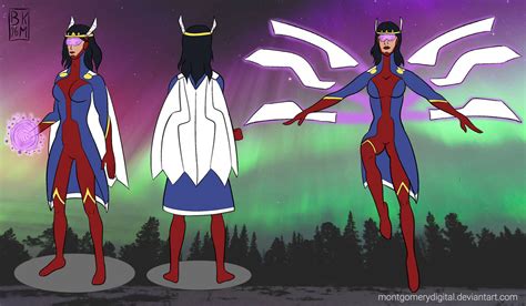 Nelvana Of The Northern Lights Modern Redesign By Artbkm On Deviantart