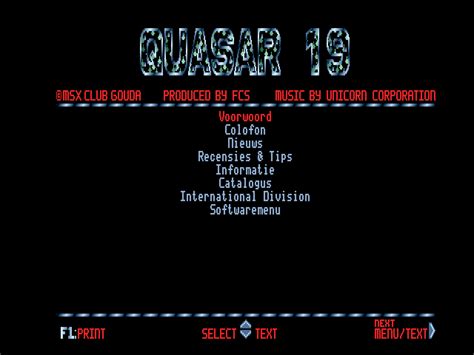 Quasar Msx Msx Club Gouda Releases Generation Msx