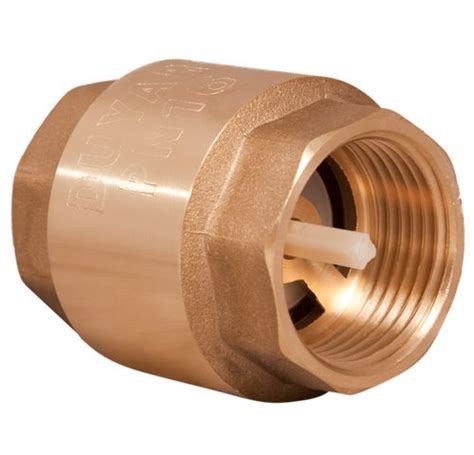 Brass Check Valve With Spring Threaded Pn 16 Duyar