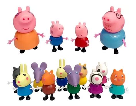 Fam Lia Peppa Pig Kit Brinquedo Completo C Bonecos Parcelamento