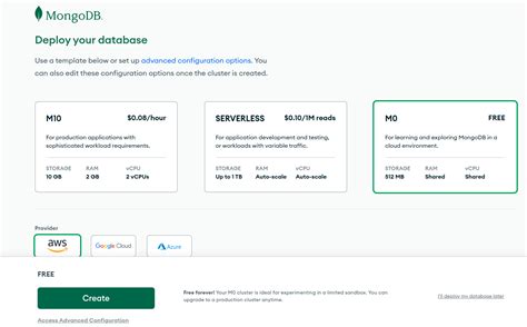 How To Get Free Mongodb Connection String Stack Overflow