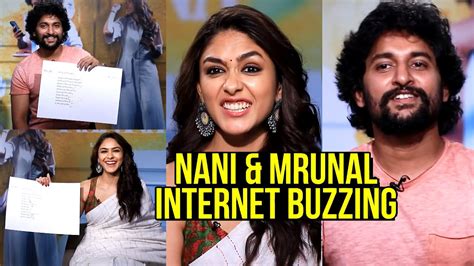 Nani Mrunal Thakur Q A Interview About Hi Nanna Nani Mrunal