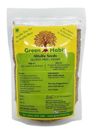 Green Habit Healthy Nutritious Alfalfa Seeds At Rs 240 00 Alfalfa