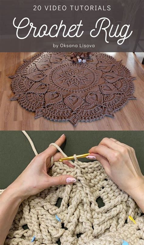 Crochet Carpet Video Tutorial In 2021 Crochet Carpet Crochet Rug