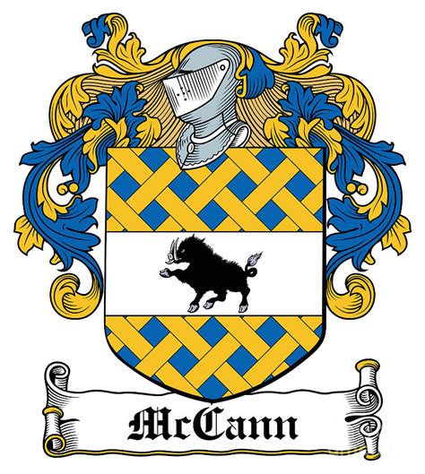 McCann Coat of Arms Armagh Ireland Digital Art by Heraldry - Pixels