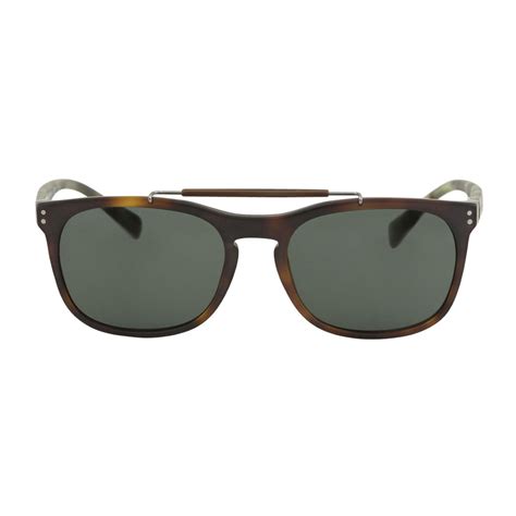 Burberry Men S Aviators Matte Havana Gray Green Designer Sunglasses Touch Of Modern