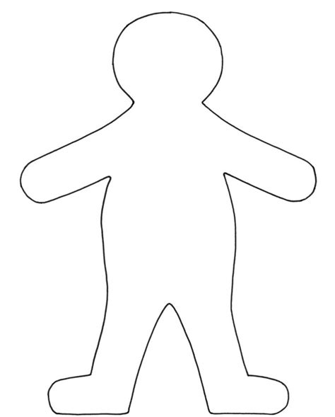 Person Template Printable