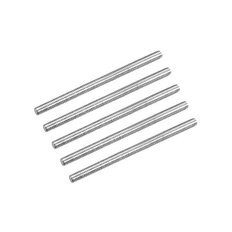 Uxcell Fully Threaded Rod M X Mm Mm Thread Pitch Stainless