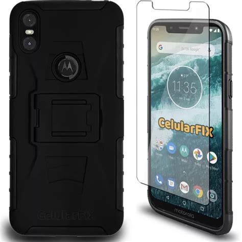 Funda Protector P Motorola One Uso Rudo Clip Cristal Mercadolibre