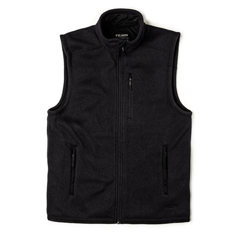 Filson Ridgeway Fleece Vest In Dark Navy