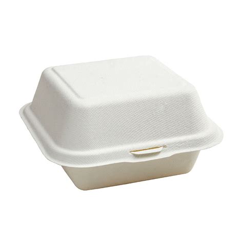 Menubox Pojemnik Hamburger Z Trzciny Cukrowej 155x150x75 50szt