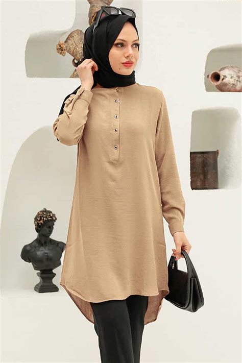 Beige Hijab Tunic 1150bej Neva