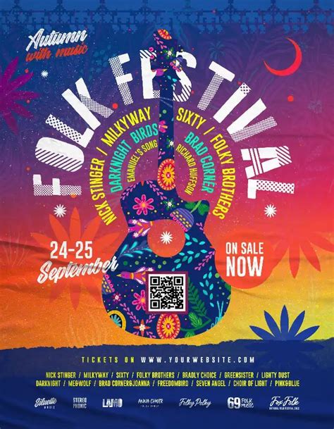 Free Folk Festival Flyer Template Festival Flyer Music Festival