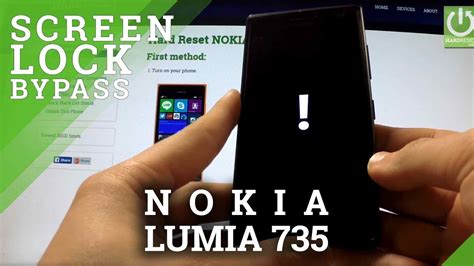 Hard Reset NOKIA Lumia 735 How To Bypass Screen Lock Protection YouTube