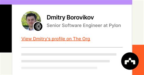 Dmitry Borovikov - Senior Software Engineer at Pylon | The Org
