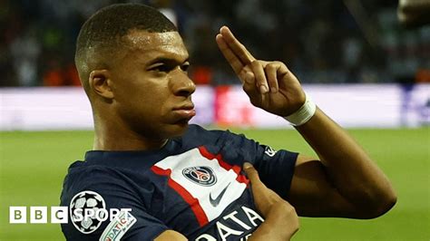 PSG 2 1 Juventus Kylian Mbappe Scores Twice BBC Sport