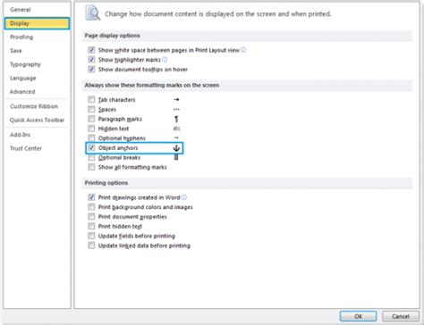 How To Remove An Anchor In Microsoft Word Windows Bulletin