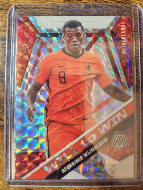 2021 Panini Mosaic UEFA Euro Georginio Wijnaldum Will To Win Silver