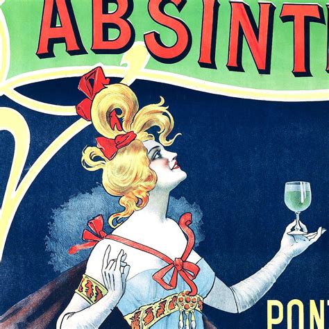 Absinthe Vichet Paris Vintage Liquor Poster Fine Art Giclee | Etsy