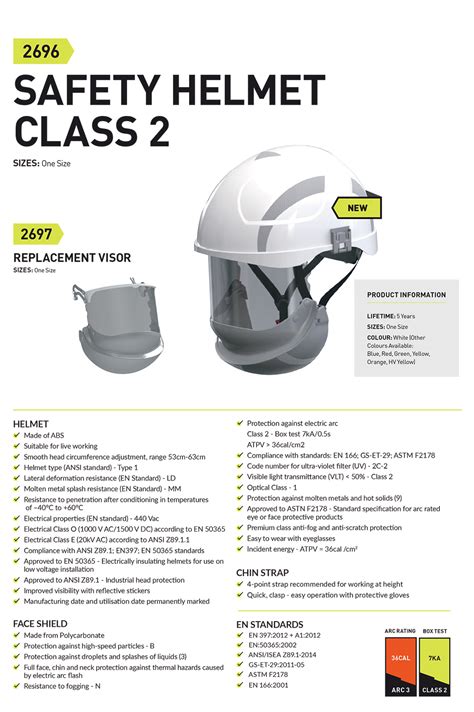 Northrock Safety Arc Flash Helmet With Integrated Face Shield Singapore