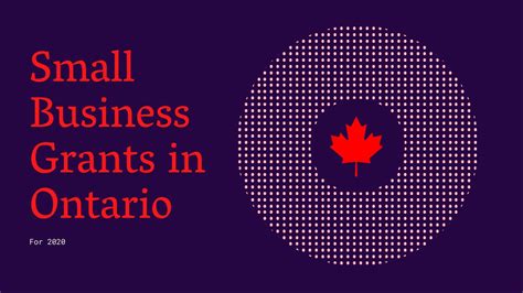 Small Business Grants Ontario 2024 Devin Marilee