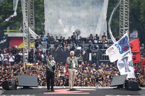 Kampanye Akbar Terakhir Ganjar Mahfud Di Semarang Antara Foto