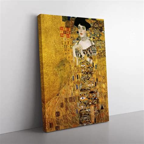 Gustav Klimt Portrait d Adele Bloch Bauer 2 Impression sur Toile prête